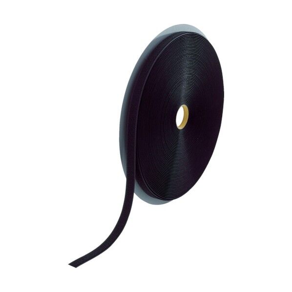 マジックテープ縫製用B側16mm×25m黒 320 x 30 x 320 mm TMBH-1625-BK 1点