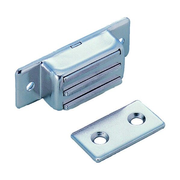 マグネットキャッチアルミ製・縦型50mm(1個=1PK) 58 x 21 x 18 mm TMC-0083 1個