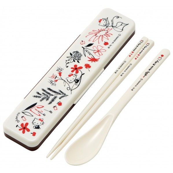 ハローキティ アジアン 音の鳴らないコンビセット ケース/幅18.8×奥行4.7×高さ1.8cm CCS3SA 1個