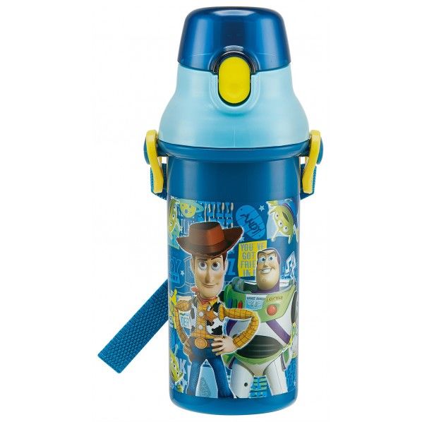 トイストーリー 食洗機対応直飲みプラワンタッチボトル 幅9.5×奥行7.9×高さ21cm PSB5SAN 1個