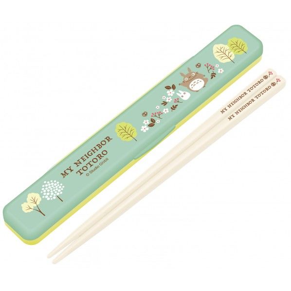 となりのトトロ 音の鳴らない箸・箸箱セット 幅19×奥行3.1×高さ1.3cm はし/18cm ABC3 1個