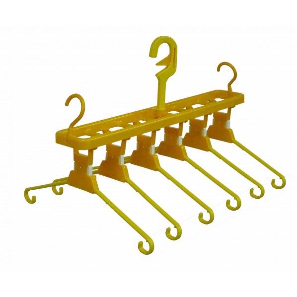 ColorCollection ワンタッチハンガーダイレクト オレンジ&イエロー 幅53×奥行27×高さ39cm 87440 1個