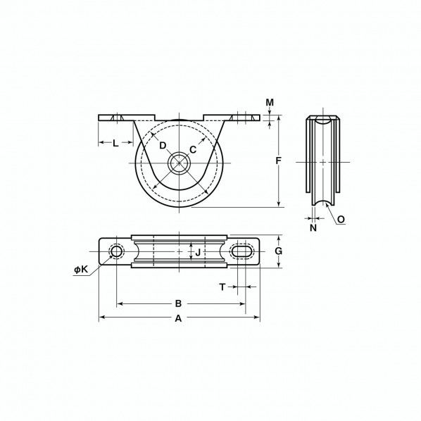 鉄枠下車 22mm QEM-0221 1