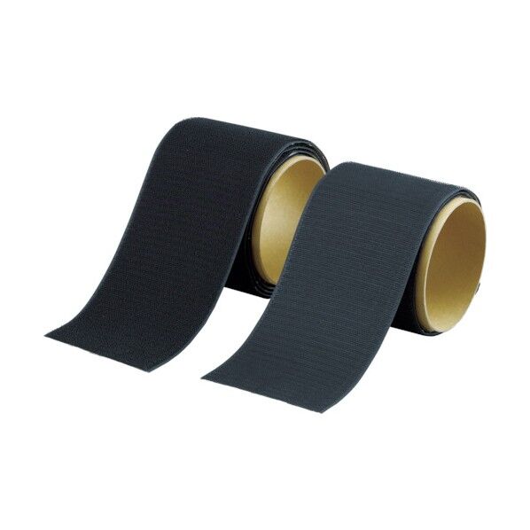 マジックテープ強粘着幅100mmX長さ1m黒 238 x 129 x 124 mm TMSD-100-BK 1点