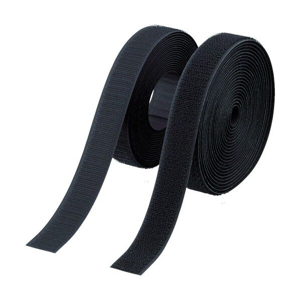 マジックテープ縫製タイプ50mmX5m黒 130 x 130 x 105 mm TMSH-505-BK 1点