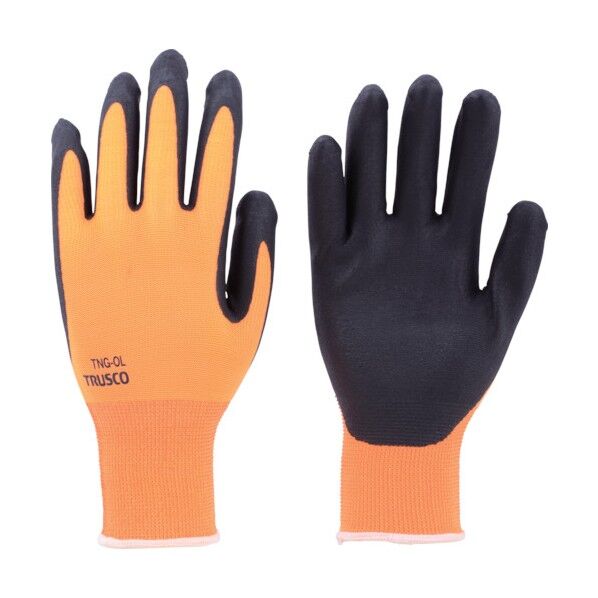 液晶対応すべり止め付ニトリル手袋