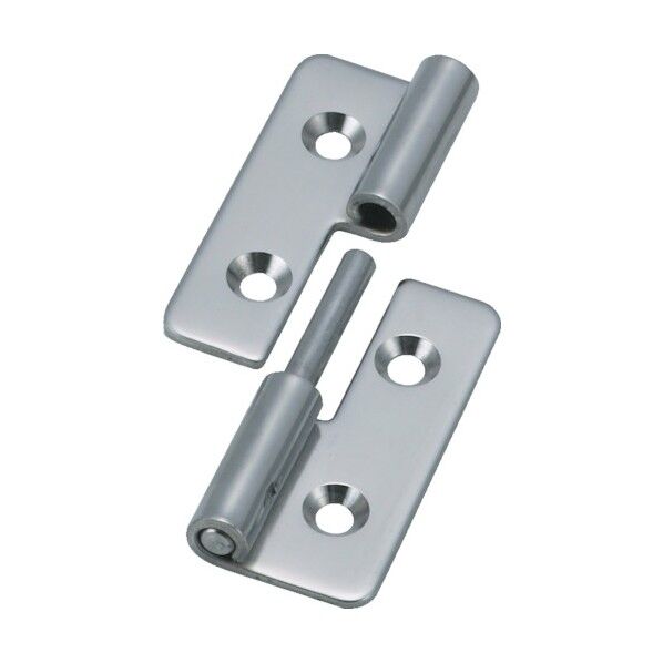ステンレス製抜き差し蝶番左用全長40mm 50 x 41 x 8 mm TNH-40CL 1個