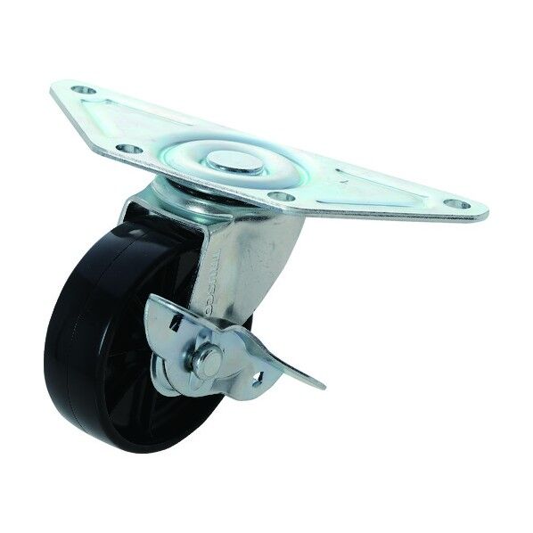 コーナーキャスター(ナイロン車) 自在ストッパー付