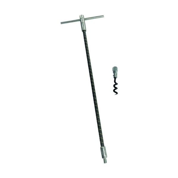 パッキン引抜ツール フレキシブルシャフト+コルクスクリュー(大)