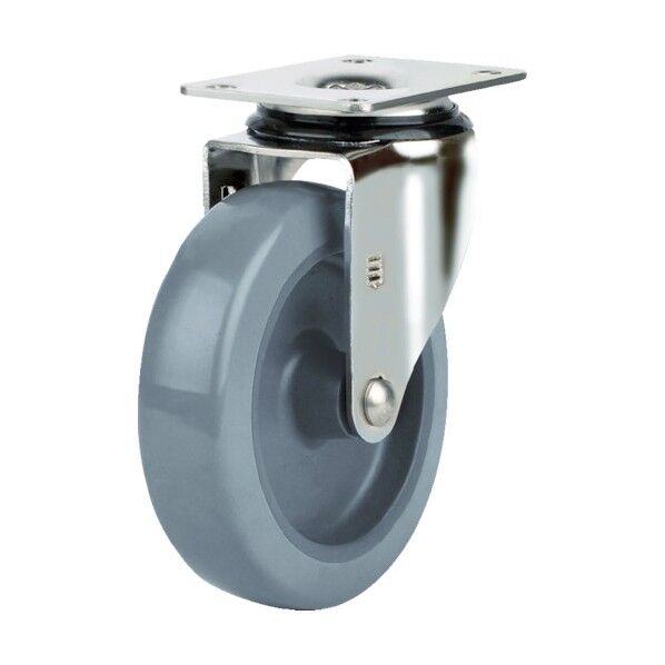 ステンレスキャスター(ウレタン車) 自在