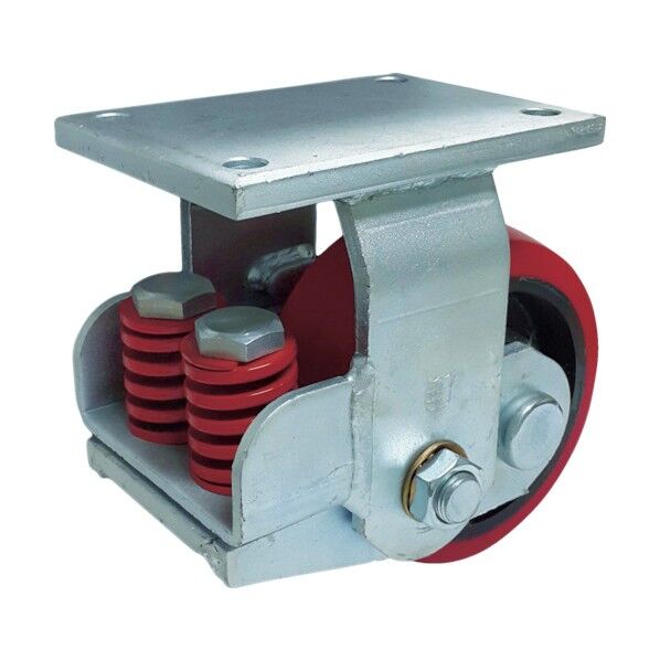 緩衝キャスター(ウレタン車) 固定