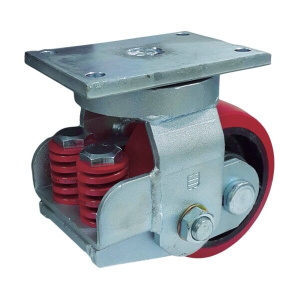 緩衝キャスター(ウレタン車) 自在