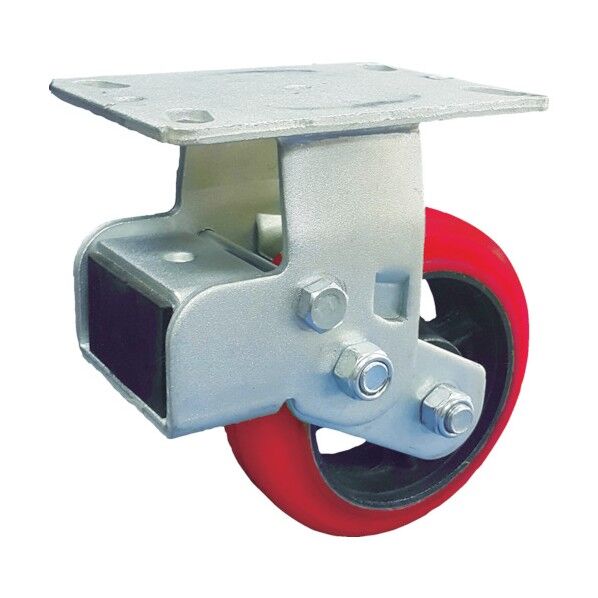 緩衝キャスター(ウレタン車) 固定