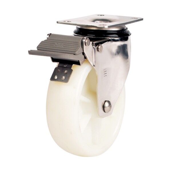 キャスター(ナイロン車) 自在ストッパー付
