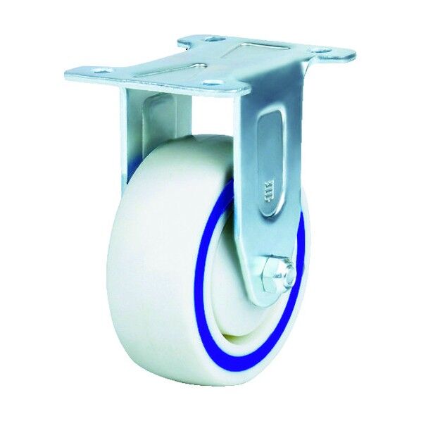 サンドイッチクッションキャスター(ナイロンゴム車) 固定