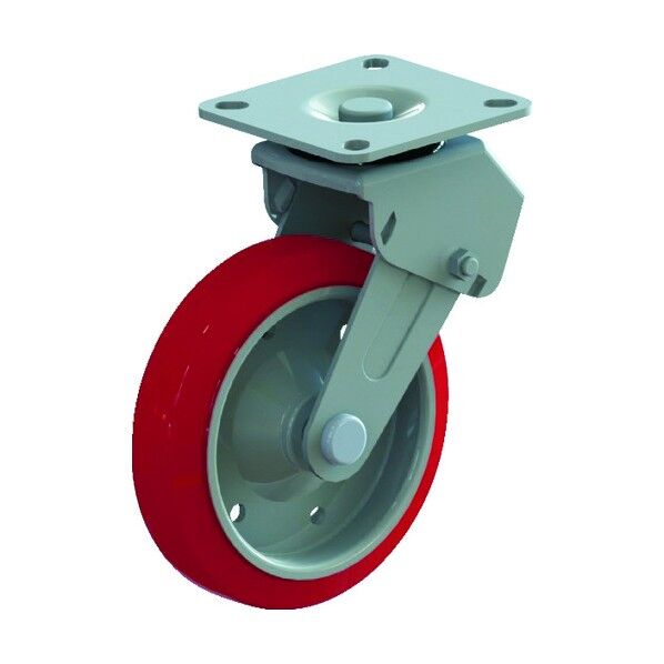 SAMSONG スプリング内蔵キャスター 自在 PU車 150mm