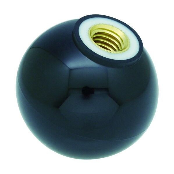 トラスコ(TRUSCO) 樹脂製握り玉金具付黒20XM5mm(20個入) 115 x 89 x 33 mm TPC20-5BK 20個...
