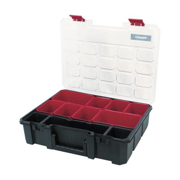 大型樹脂パーツボックスL 420 x 330 x 100 mm TPBL-425 1