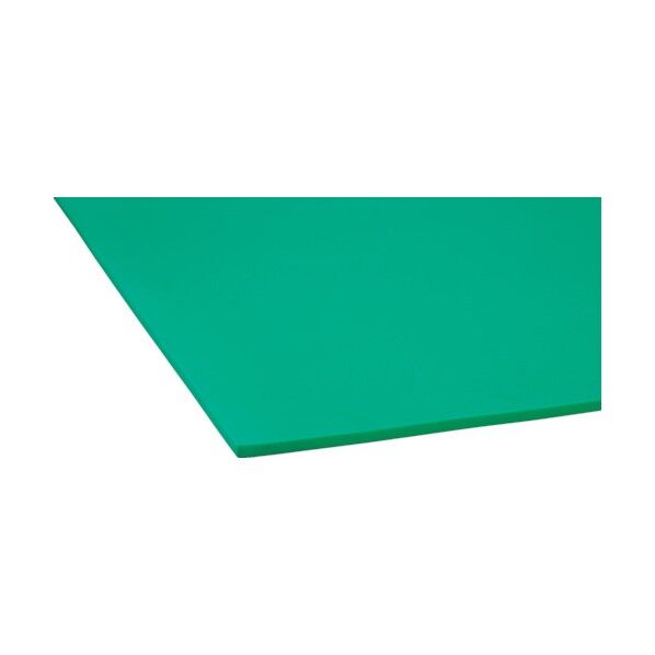 トラスコ 発砲ポリエチレンシートハード１０ｍｍ１ｍＸ１ｍ緑 1000 x 1000 x 10 mm TPEH-1010GN 1点
