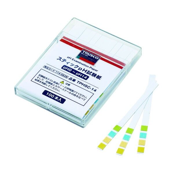 pH試験紙 スティックタイプ