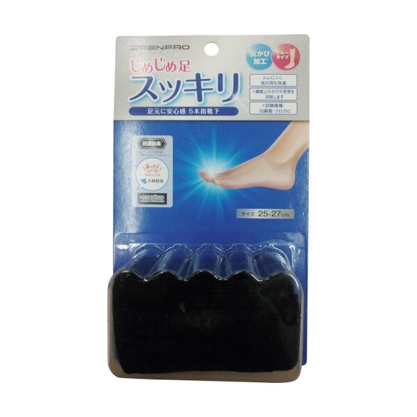 抗かび5本指クルーソックス TPTPKSE121A 100足