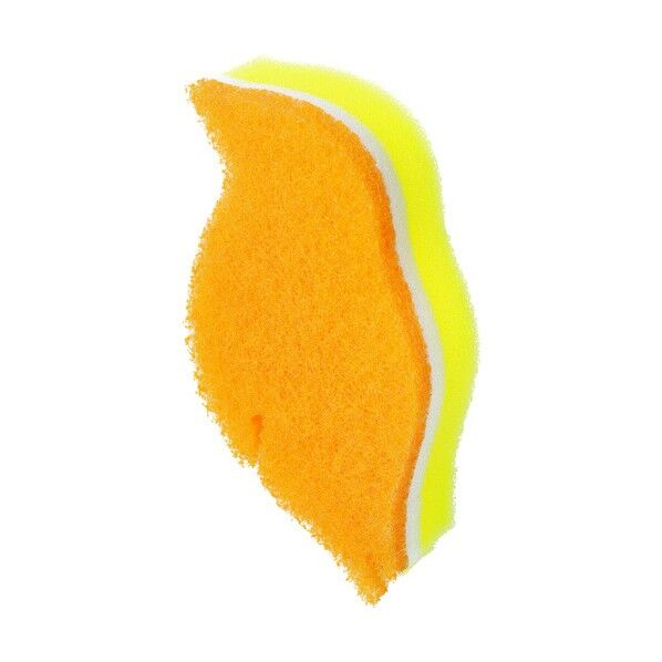 スコッチ･ブライト小鳥ノカタチノキッチンスポンジ 黄/オレンジ TR-62KE 1点