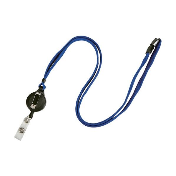 トラスコ(TRUSCO) リールクリップ付ストラップ 青 TRC-L-B 1点...