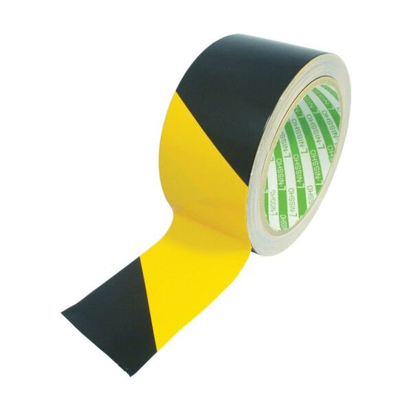 日東エルマテトララインテープ50mmX25m黄/黒