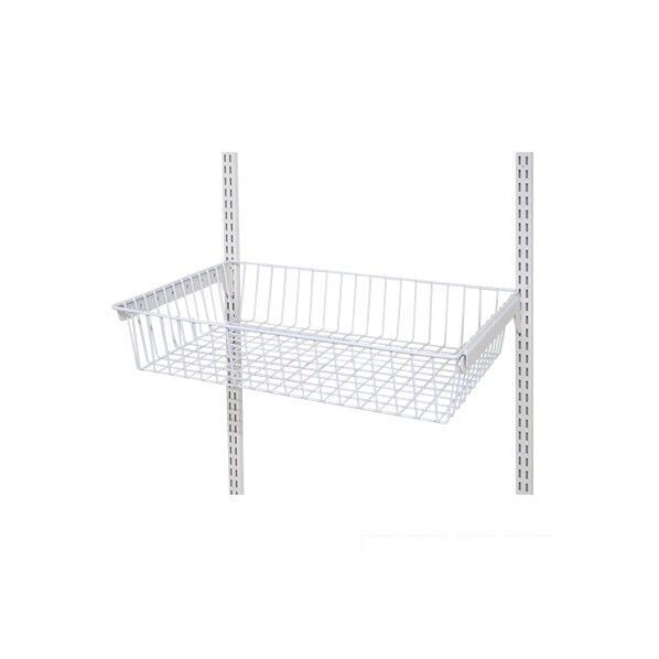バスケット(スライド機能なし) ホワイト 幅45cm×奥行40cm BST450A 1個