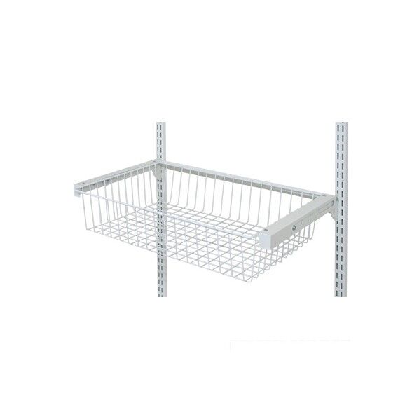 バスケット(スライド機能付) ホワイト 幅45cm×奥行43cm SBST45A 1個