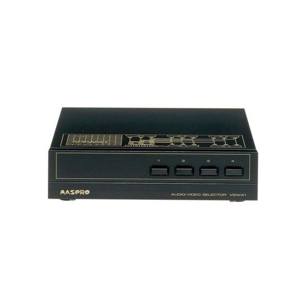 ＡＶセレクター（入力４・出力１ＲＣＡピンジャックパッシブ（電源不要）タイプ） VSW41 1