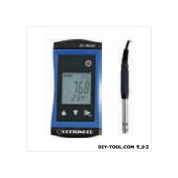 コンパクト電動率計/防水型/ステンレスプローブ付 ブルー 108X54X28mm G1420 1台