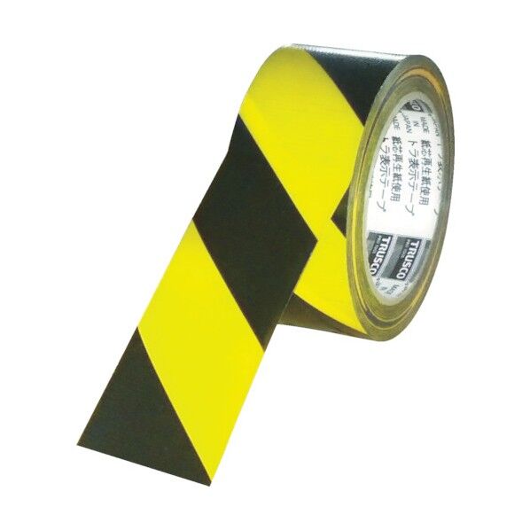 トラ表示テープ100mm×25m 125 x 110 x 110 mm TRTR-10025YB 1点