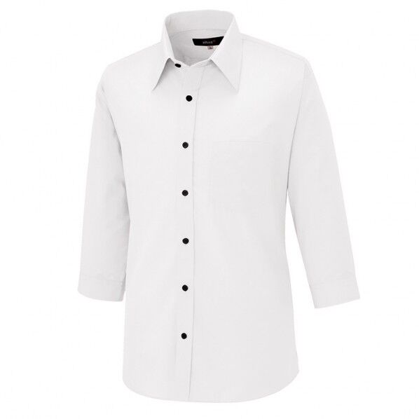 七分袖シャツ(男女兼用) 001ホワイト LL 8022 1着