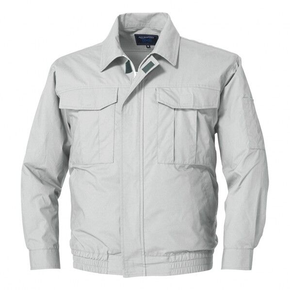 空調服® 長袖ブルゾン(ウェアのみ) 004シルバー 6L KU90550 1着