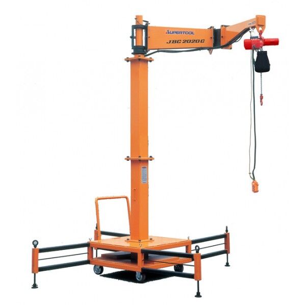 電動チェーンブロック付ジブクレーン 移動式