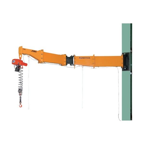 電動チェーンブロック付ジブクレーン ボルト・ナット型・柱取付式