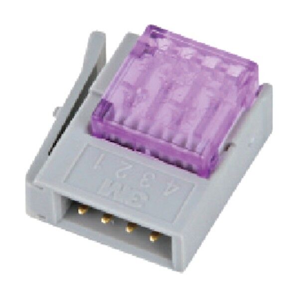 ミニ・クランプ ワイヤーマウントプラグ 4極 37104-4080-G00 FL 1点