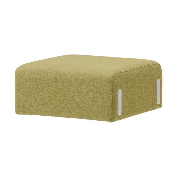 カスタマイズスツール用座面 606×606×270 イエローグリーン TSBD639-YG 1点