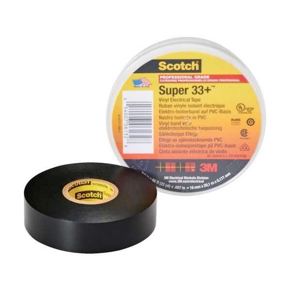 スコッチ ビニールテープ スーパー33+ 19mmX20m