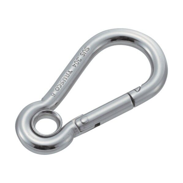 スナップフックA型リング付