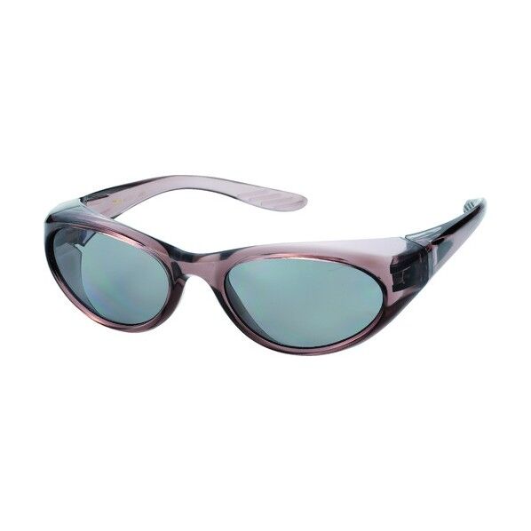 二眼型偏光セーフティグラスグレー