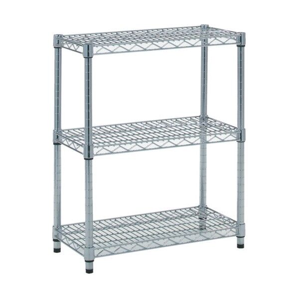 ステンレス製メッシュラック 3段