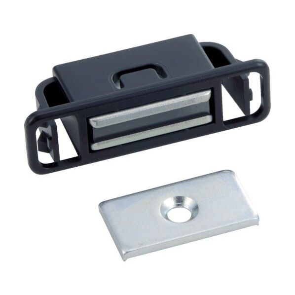 マグネットキャッチワンタッチPOM製 57 x 53 x 17 mm 13.000G TSM-145-BK