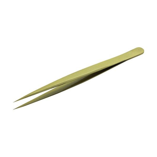真鍮製ピンセット140mm先細型
