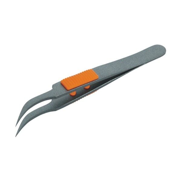 ラバーグリップ付ピンセット(非粘着加工タイプ)