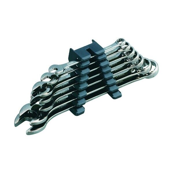 ミラータイプコンビネーションスパナセット7丁組セット