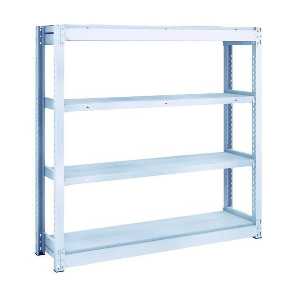 TUG型軽中量ボルトレス棚 4段 単体型