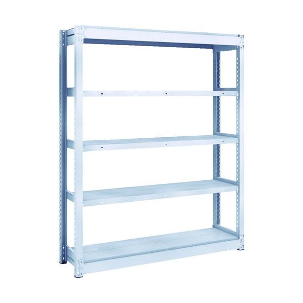 TUG型軽中量ボルトレス棚 5段 単体型