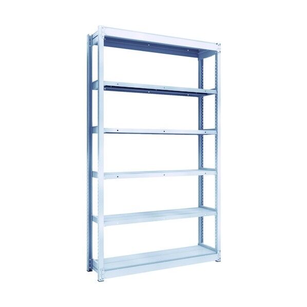 TUG型軽中量ボルトレス棚 6段 単体型